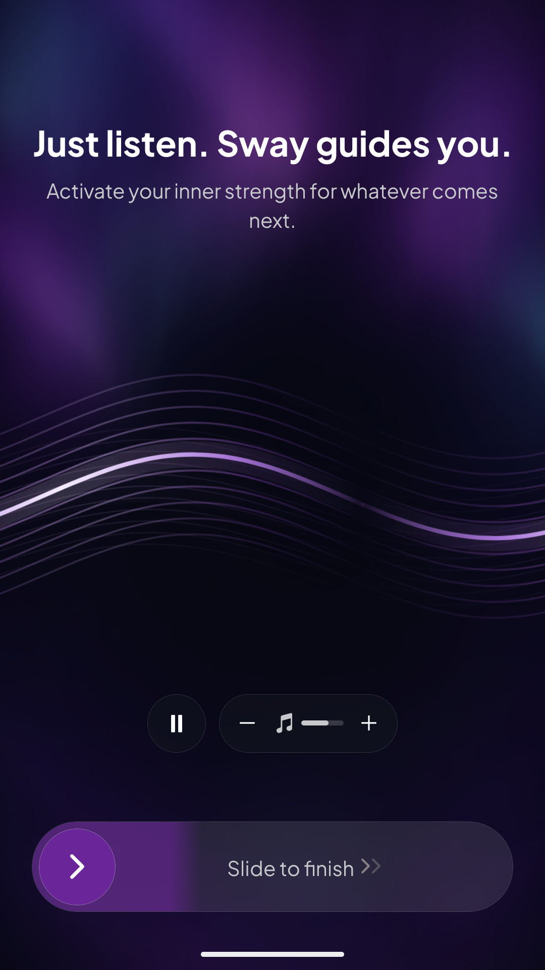 Sway App – Session-Ansicht
